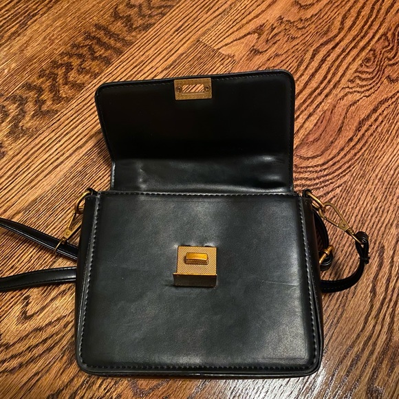 Vintage leather bag in black - Picture 3 of 10